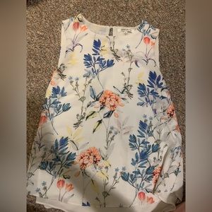 Chiffon floral tank